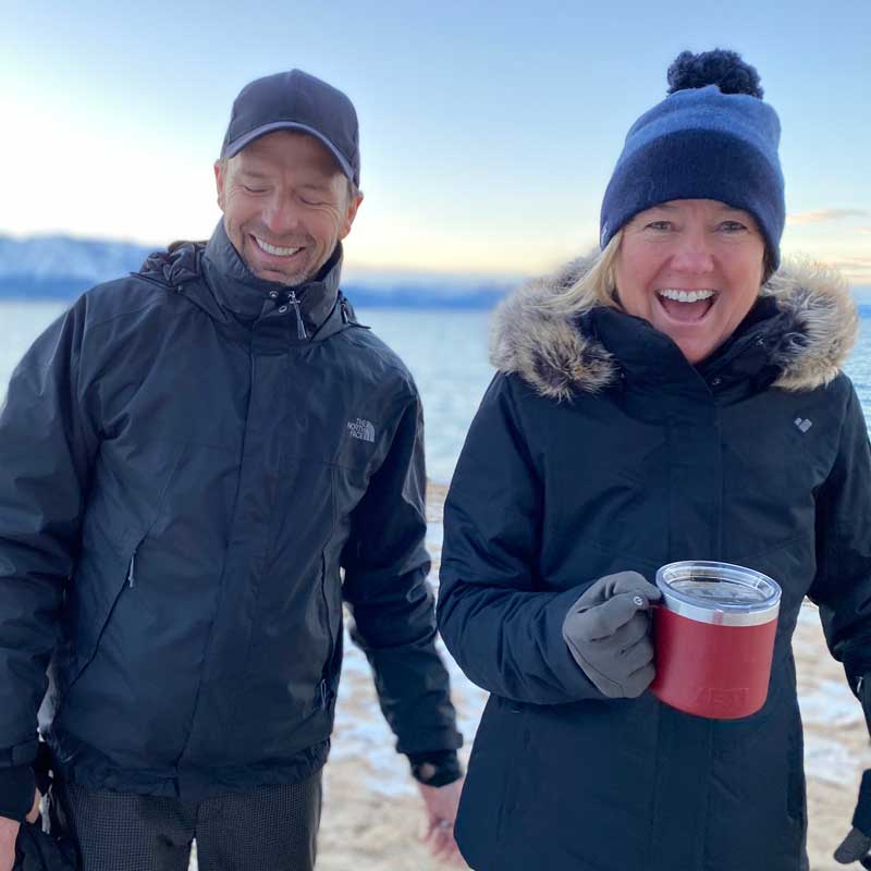 Rob and his wife, Nancy